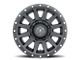 ICON Alloys Compression HD Satin Black 8-Lug Wheel; 18x9; 12mm Offset (11-14 Sierra 3500 HD SRW)