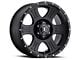ICON Alloys Shield Satin Black 8-Lug Wheel; 20x9; 12mm Offset (11-14 Sierra 3500 HD SRW)