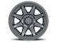 ICON Alloys Rebound Pro Satin Black 6-Lug Wheel; 17x8.5; 0mm Offset (07-13 Silverado 1500)