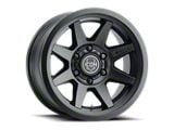 ICON Alloys Rebound SLX Satin Black 6-Lug Wheel; 17x8.5; 0mm Offset (07-13 Silverado 1500)