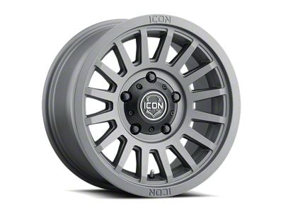 ICON Alloys Recon SLX Charcoal 6-Lug Wheel; 17x8.5; 25mm Offset (07-13 Silverado 1500)