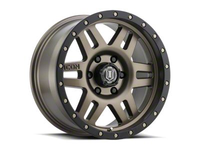 ICON Alloys Six Speed Bronze 6-Lug Wheel; 17x8.5; 25mm Offset (07-13 Silverado 1500)