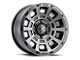 ICON Alloys Thrust Smoked Satin Black 6-Lug Wheel; 17x8.5; 0mm Offset (07-13 Silverado 1500)