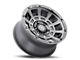 ICON Alloys Thrust Smoked Satin Black 6-Lug Wheel; 17x8.5; 0mm Offset (07-13 Silverado 1500)