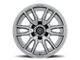 ICON Alloys Vector 6 Titanium 6-Lug Wheel; 17x8.5; 25mm Offset (07-13 Silverado 1500)