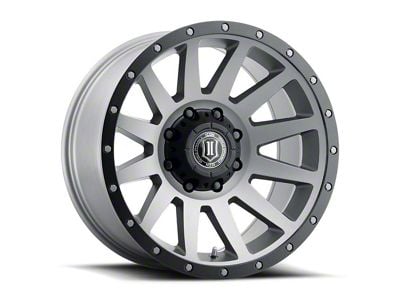 ICON Alloys Compression Titanium 8-Lug Wheel; 20x10; -19mm Offset (11-14 Silverado 2500 HD)