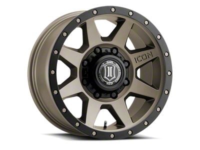 ICON Alloys Rebound HD Bronze 8-Lug Wheel; 18x9; 12mm Offset (11-14 Silverado 2500 HD)