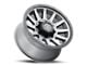 ICON Alloys Compression HD Titanium 8-Lug Wheel; 18x9; 12mm Offset (11-14 Silverado 3500 HD SRW)