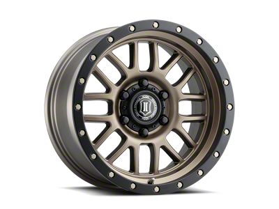 ICON Alloys Alpha Bronze 6-Lug Wheel; 17x8.5; 0mm Offset (07-14 Tahoe)