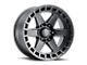 ICON Alloys Raider Satin Black 6-Lug Wheel; 17x8.5; 0mm Offset (07-14 Tahoe)