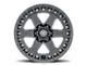 ICON Alloys Raider Satin Black 6-Lug Wheel; 17x8.5; 0mm Offset (07-14 Tahoe)