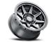 ICON Alloys Rebound Satin Black 6-Lug Wheel; 17x8.5; 25mm Offset (07-14 Tahoe)