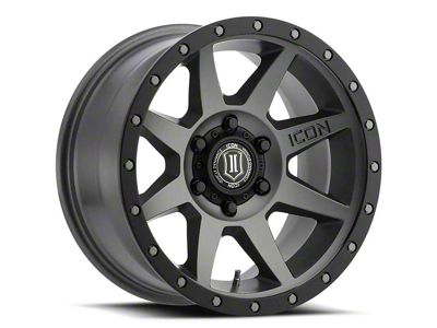 ICON Alloys Rebound Titanium 6-Lug Wheel; 18x9; 25mm Offset (07-14 Tahoe)