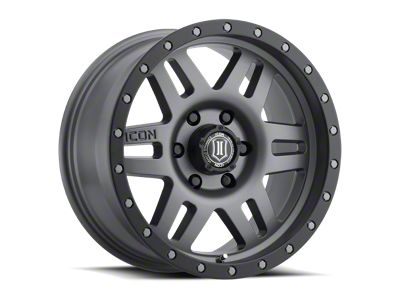 ICON Alloys Six Speed Titanium 6-Lug Wheel; 17x8.5; 0mm Offset (07-14 Tahoe)