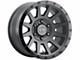 ICON Alloys Compression Double Black 6-Lug Wheel; 17x8.5; 0mm Offset (07-14 Yukon)