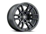 ICON Alloys Vector 6 Satin Black 6-Lug Wheel; 17x8.5; 0mm Offset (07-14 Yukon)