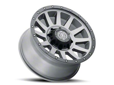 ICON Alloys Compression HD Titanium 8-Lug Wheel; 18x9; 6mm Offset (08-10 F-250 Super Duty)