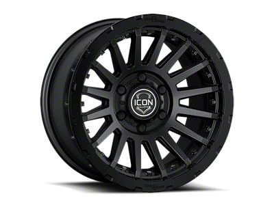 ICON Alloys Recon Pro Satin Black 8-Lug Wheel; 17x8.5; 13mm Offset (10-18 RAM 3500 SRW)