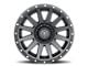 ICON Alloys Compression Satin Black 8-Lug Wheel; 20x10; -19mm Offset (11-16 F-350 Super Duty SRW)