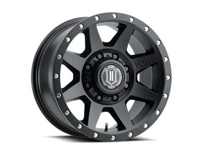 ICON Alloys Rebound HD Satin Black 8-Lug Wheel; 17x8.5; 6mm Offset (11-16 F-350 Super Duty SRW)