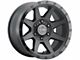 ICON Alloys Rebound Double Black 6-Lug Wheel; 17x8.5; 6mm Offset (15-20 F-150)