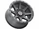 ICON Alloys Rebound Double Black 6-Lug Wheel; 17x8.5; 6mm Offset (15-20 F-150)