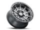 ICON Alloys Victory Smoked Satin Black 6-Lug Wheel; 17x8.5; 6mm Offset (15-20 F-150)