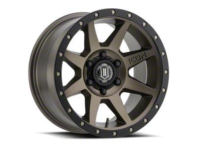 ICON Alloys Rebound Bronze 6-Lug Wheel; 17x8.5; 0mm Offset (19-24 Sierra 1500)