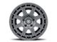 ICON Alloys Compass Satin Black 6-Lug Wheel; 17x8.5; 0mm Offset (19-24 Silverado 1500)