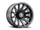 ICON Alloys Compression Satin Black 8-Lug Wheel; 20x10; -19mm Offset (23-24 F-350 Super Duty SRW)