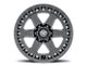 ICON Alloys Raider Satin Black 6-Lug Wheel; 17x8.5; 0mm Offset (2024 Ranger)