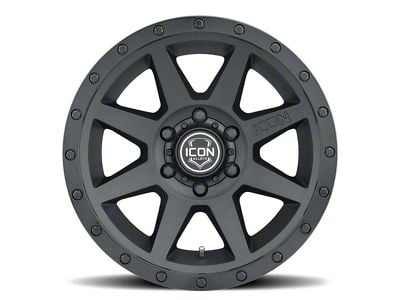 ICON Alloys Rebound Double Black 6-Lug Wheel; 17x8.5; 25mm Offset (24-25 Ranger)