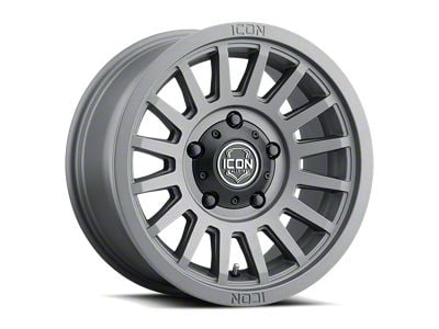 ICON Alloys Recon SLX Charcoal 6-Lug Wheel; 17x8.5; 0mm Offset (2024 Ranger)