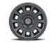 ICON Alloys Thrust Satin Black 6-Lug Wheel; 17x8.5; 25mm Offset (2024 Ranger)