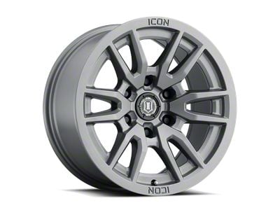 ICON Alloys Vector 6 Titanium 6-Lug Wheel; 17x8.5; 25mm Offset (2024 Ranger)