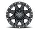 ICON Alloys Rebound HD Satin Black 8-Lug Wheel; 18x9; 12mm Offset (94-02 RAM 2500)