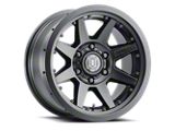 ICON Alloys Rebound Pro Satin Black 6-Lug Wheel; 17x8.5; 0mm Offset (99-06 Sierra 1500)