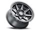 ICON Alloys Rebound Pro Satin Black 6-Lug Wheel; 17x8.5; 25mm Offset (99-06 Sierra 1500)