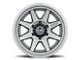 ICON Alloys Rebound SLX Charcoal 6-Lug Wheel; 17x8.5; 0mm Offset (99-06 Sierra 1500)