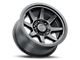 ICON Alloys Rebound SLX Satin Black 6-Lug Wheel; 17x8.5; 25mm Offset (99-06 Sierra 1500)