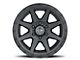 ICON Alloys Rebound Double Black 6-Lug Wheel; 17x8.5; 25mm Offset (99-06 Silverado 1500)