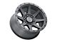 ICON Alloys Rebound Double Black 6-Lug Wheel; 17x8.5; 25mm Offset (99-06 Silverado 1500)