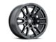 ICON Alloys Vector 6 Satin Black 6-Lug Wheel; 17x8.5; 25mm Offset (23-24 Canyon)