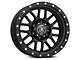 ICON Alloys Alpha Satin Black 6-Lug Wheel; 17x8.5; 0mm Offset (23-24 Colorado)