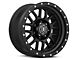 ICON Alloys Alpha Satin Black 6-Lug Wheel; 17x8.5; 0mm Offset (23-24 Colorado)