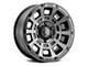 ICON Alloys Thrust Smoked Satin Black 5-Lug Wheel; 17x8.5; 0mm Offset (87-90 Dakota)