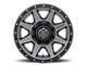 ICON Alloys Rebound HD Titanium 8-Lug Wheel; 17x8.5; 13mm Offset (06-08 RAM 1500 Mega Cab)