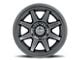 ICON Alloys Rebound SLX Satin Black 6-Lug Wheel; 17x8.5; 0mm Offset (14-18 Sierra 1500)