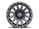 ICON Alloys Compression Satin Black 8-Lug Wheel; 20x10; -19mm Offset (07-10 Sierra 2500 HD)