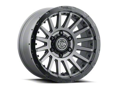 ICON Alloys Recon Pro Charcoal 8-Lug Wheel; 17x8.5; 13mm Offset (07-10 Sierra 2500 HD)